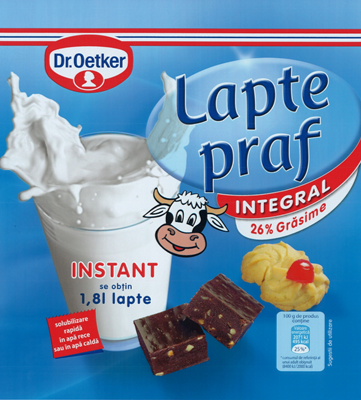 Dr.Oetker Lapte Praf Integral 250 g - WALTI WALTI