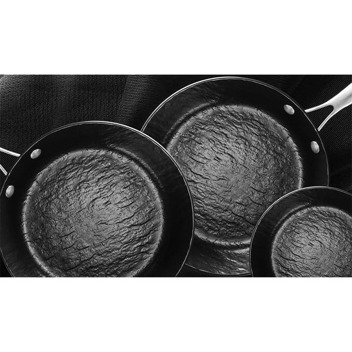 Set tigai AMERCOOK Rockstone AC0101244.03SS, 2 piese, 22-26cm, aluminiu forjat, negru WALTI