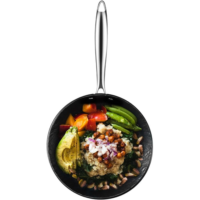 Set tigai AMERCOOK Rockstone AC0101244.03SS, 2 piese, 22-26cm, aluminiu forjat, negru WALTI