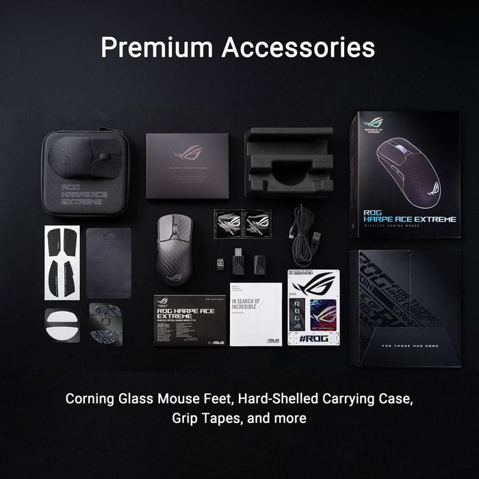 Mouse Gaming Wireless ASUS Rog Harpe Ace Extreme, 42000 dpi, negru WALTI