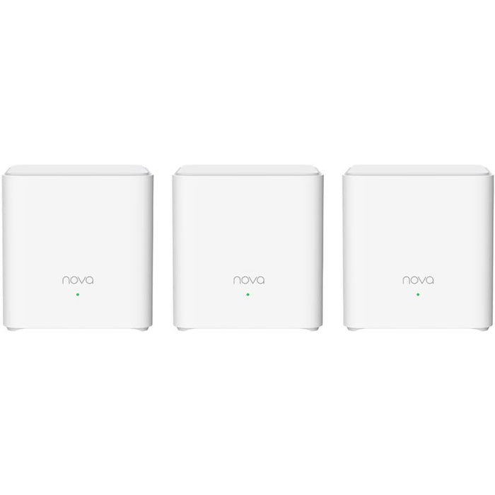 Sistem Mesh Wireless TENDA Nova MX3 AX1500, Dual Band 300+1201 Mbps, 3 buc, alb WALTI