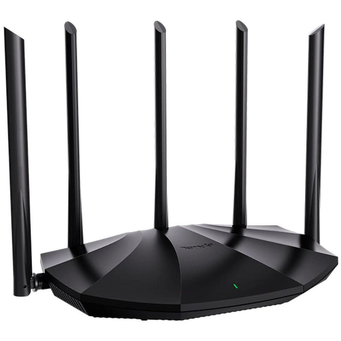 Router Wireless Gigabit TENDA TX2 Pro AX1500, Wi-Fi 6, Dual-Band 300 + 1201 Mbps, negru WALTI