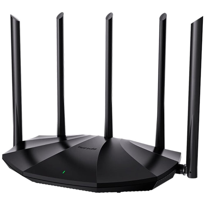 Router Wireless Gigabit TENDA TX2 Pro AX1500, Wi-Fi 6, Dual-Band 300 + 1201 Mbps, negru WALTI