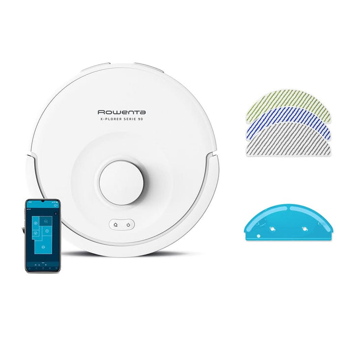 Aspirator robot ROWENTA X-Plorer Serie 90 Animal&Allergy RR8777WH, 0.26l, autonomie max 270 min, alb - WALTI WALTI