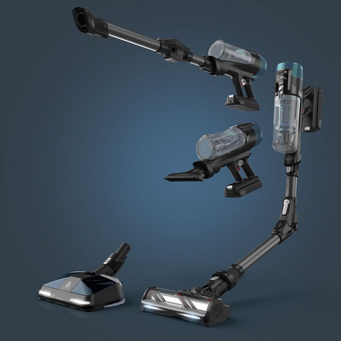 Aspirator vertical ROWENTA X-Force Flex 14.80 RH9BC1WO, 0.6l, autonomie max 90 min, albastru inchis-negru WALTI