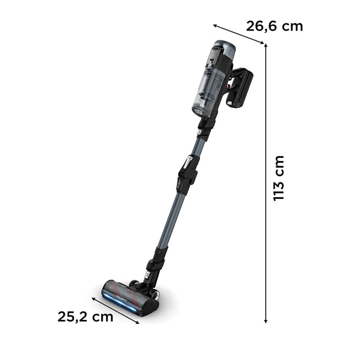 Aspirator vertical ROWENTA X-Force Flex 16.60 RH9C71E0, 0.65l, 25.2V, autonomie max 120 min, negru WALTI