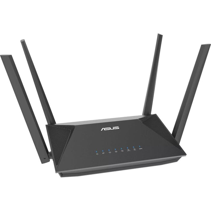 Router Wireless Gigabit ASUS RT-AX52 AX1800, Wi-Fi 6, Dual-Band 574 + 1201 Mbps, negru WALTI