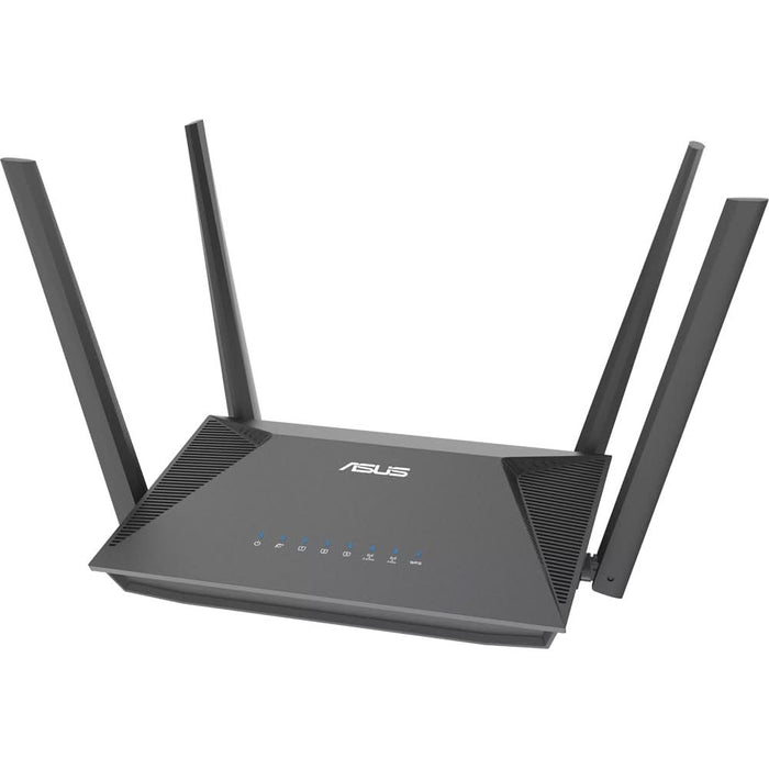 Router Wireless Gigabit ASUS RT-AX52 AX1800, Wi-Fi 6, Dual-Band 574 + 1201 Mbps, negru WALTI