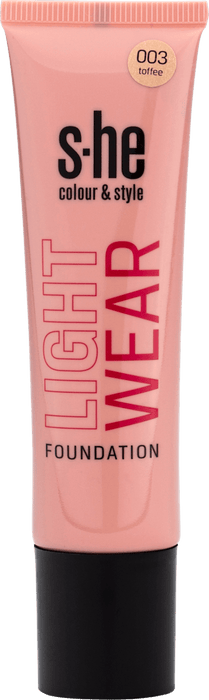 s-he colour&style Fond de ten Lightwear 191/003 Toffee, 30 ml WALTI