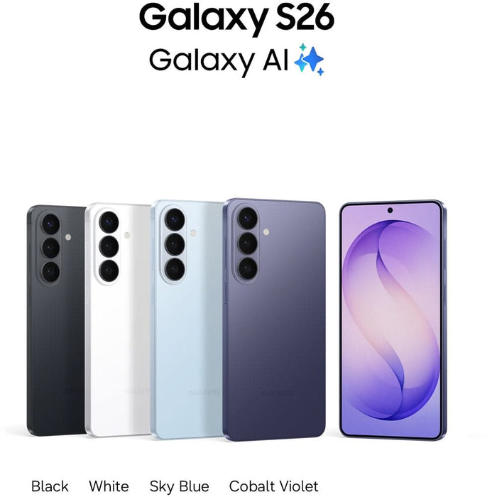 Telefon SAMSUNG Galaxy S26 5G, 512GB, 12GB RAM, Dual SIM, Cobalt Violet - WALTI WALTI
