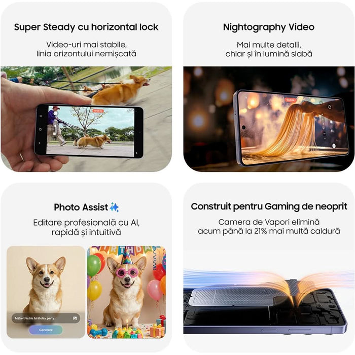 Telefon SAMSUNG Galaxy S26 Ultra 5G, 512GB, 12GB RAM, Dual SIM, Black - WALTI WALTI