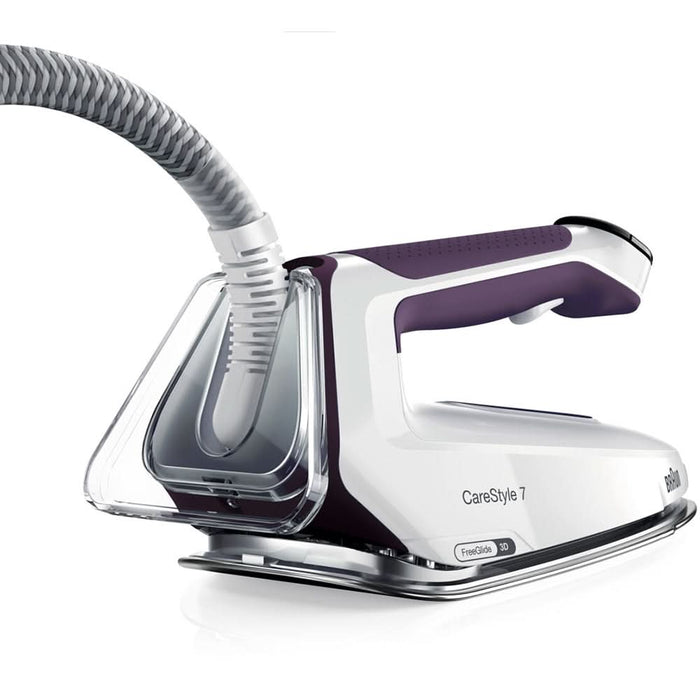 Statie de calcat BRAUN CareStyle 7 IS7266VI, 2700W, 550g/min, 2l, talpa Eloxal, alb-violet WALTI
