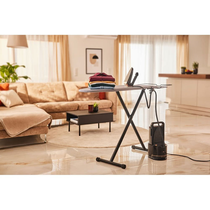 Statie de calcat BRAUN CareStyle 9 IS9090BK, 2700W, 750g/min, 2l, talpa Eloxal Plus, negru-auriu - WALTI WALTI