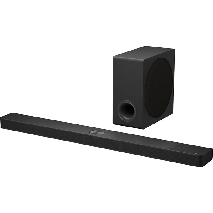 Soundbar LG S90TY, 5.1.3, 570W, Subwoofer Wireless, Bluetooth, Wi-Fi, Dolby Atmos, DTS:X, negru - WALTI WALTI