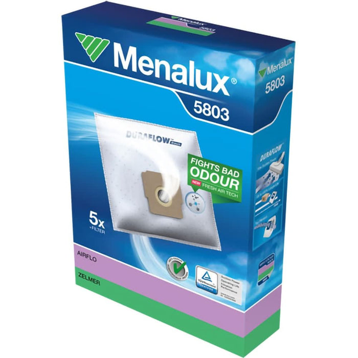 Kit MENALUX 5803: 5 saci +1 filtru motor - WALTI WALTI