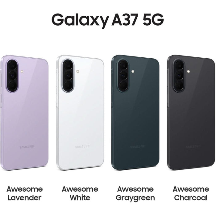 Telefon SAMSUNG Galaxy A37 5G, 128GB, 6GB RAM, Dual SIM, Awesome Chacoal WALTI