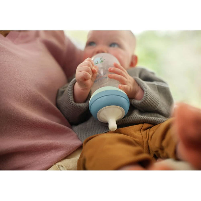 Set PHILIPS AVENT Natural Response SCD838/17, flux mediu, 0 luni+, 260ml, albastru-verde WALTI