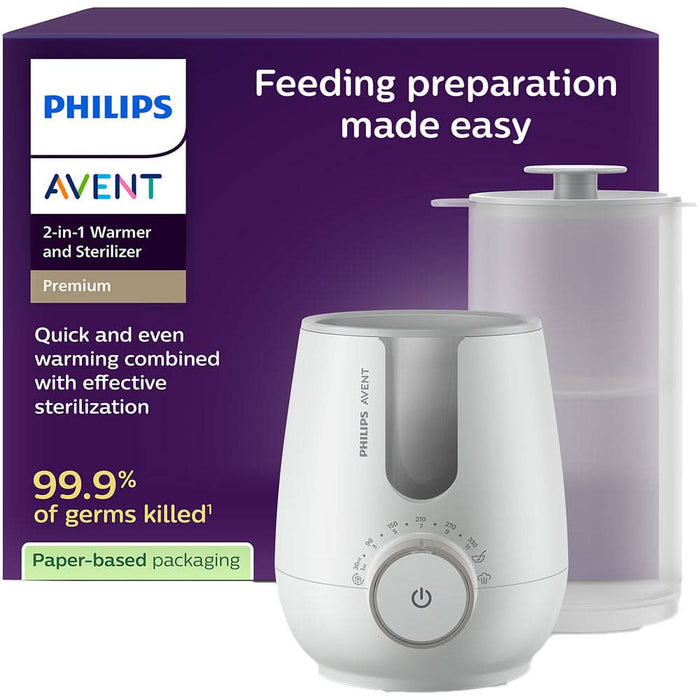 Incalzitor biberoane 2in1 PHILIPS AVENT Premium SCF359/00, 330ml, 400W, alb WALTI