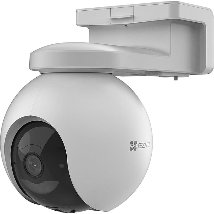 Kit Camera IP 4G EZVIZ EB8, 2K, panou solar , 10400 mAh, Smart IR, Motion Detection, alb WALTI