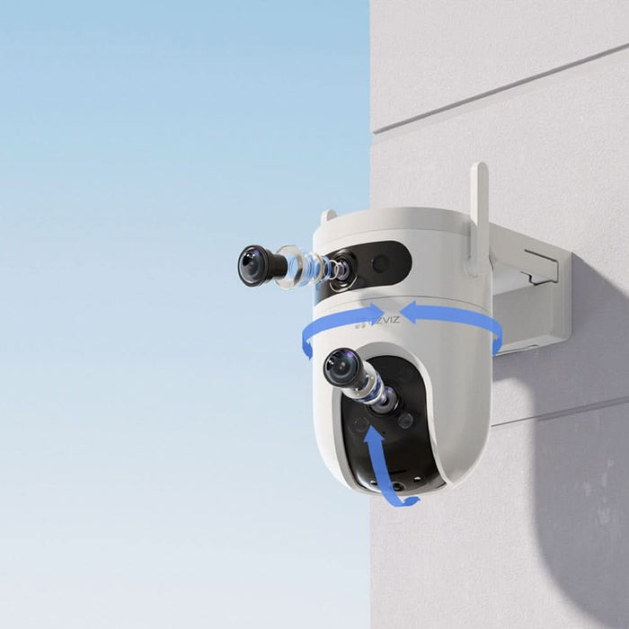 Camera IP Wireless EZVIZ H9c Dual, 3K, 5+5MP, IR, Auto Tracking, Motion Detection, alb WALTI