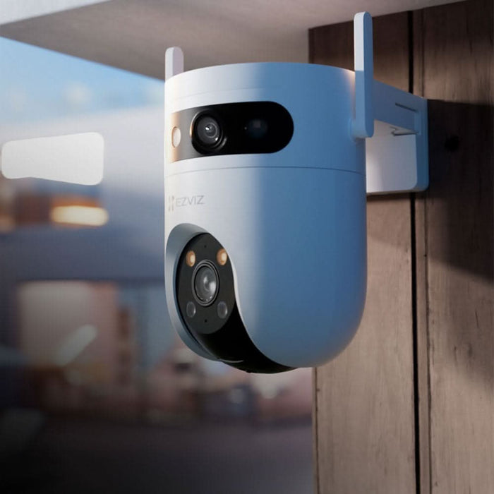 Camera IP Wireless EZVIZ H9c Dual, 3K, 5+5MP, IR, Auto Tracking, Motion Detection, alb WALTI