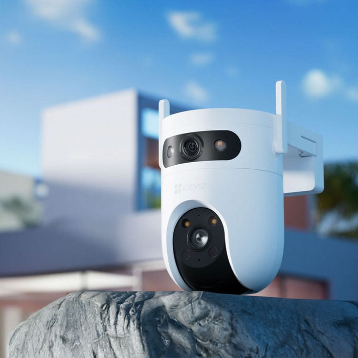 Camera IP Wireless EZVIZ H9c Dual, 3K, 5+5MP, IR, Auto Tracking, Motion Detection, alb WALTI