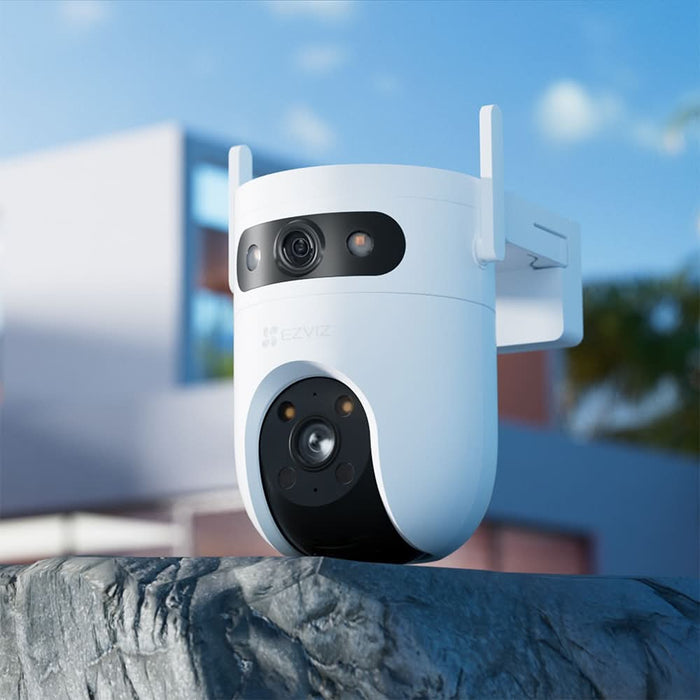 Camera IP Wireless EZVIZ H9c Dual, 3+3MP, IR, Auto Tracking, Motion Detection, alb WALTI