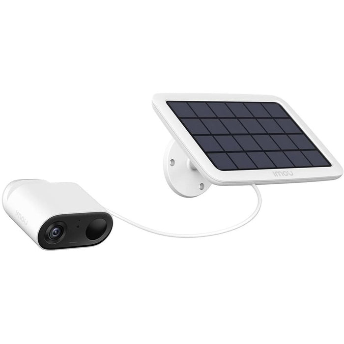Camera IP Wireless exterior IMOU IPC-B32P, FullHD, 1080P, IP65, acumulator, panou solar, alb WALTI