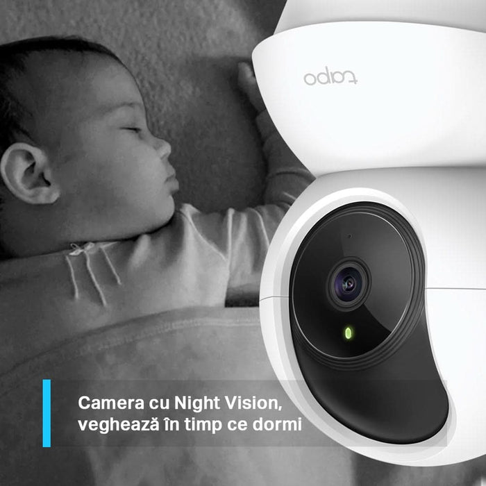 Camera IP Wireless interior TP-LINK TC71, 2K 1296p, IR, Night Vision, Alb WALTI
