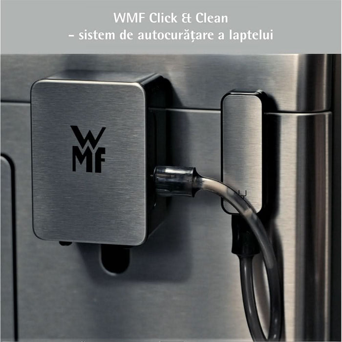 Espressor automat WMF Perfection 660 CP813D10, 3l, 1550W, 15 bar, argintiu-negru WALTI