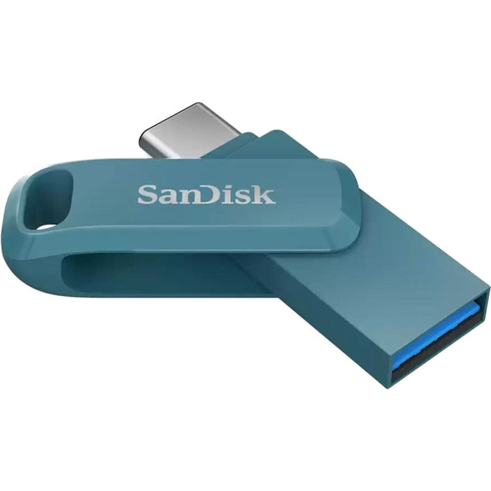 Memorie USB SANDISK Ultra Dual Drive Go SDDDC3-064G-G46NBB, 64GB, USB 3.2 Type C, albastru WALTI