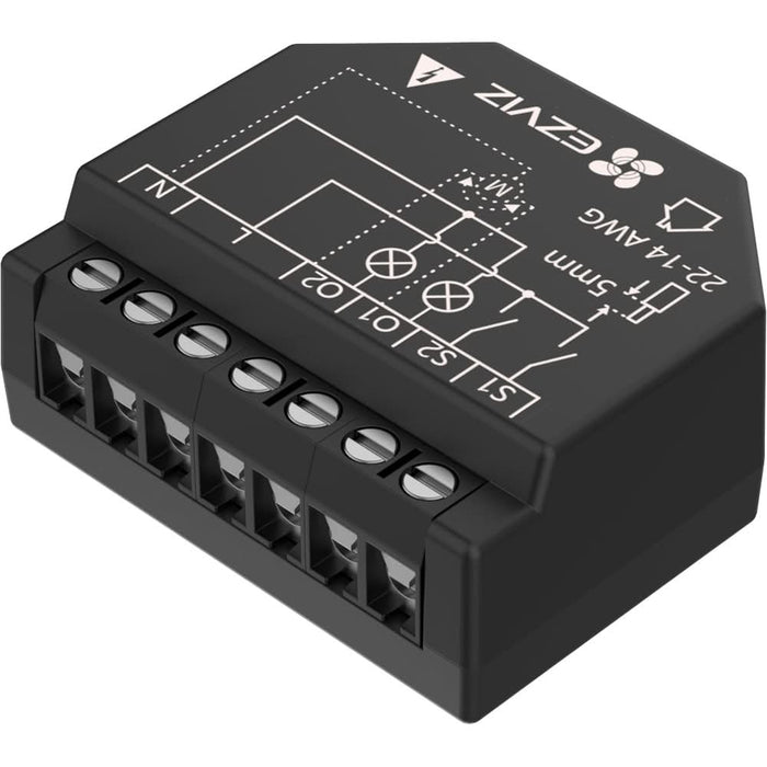 Releu smart EZVIZ T36WM, Wi-Fi, programare, automatizare, statistica, control vocal, negru WALTI