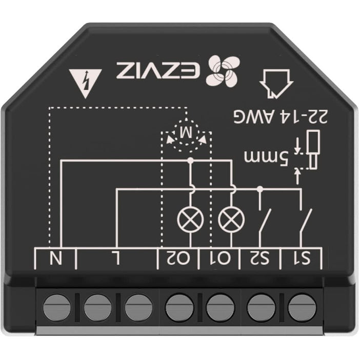 Releu smart EZVIZ T36WM, Wi-Fi, programare, automatizare, statistica, control vocal, negru WALTI