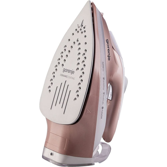 Fier de calcat GORENJE SIH3200WR, 3200W, 250g/min, 420ml, talpa ceramica, roz WALTI