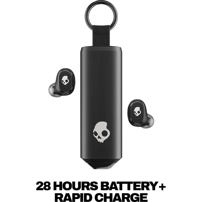 Casti SKULLCANDY Dime 360, True Wireless Bluetooth, In-Ear, Microfon, True Black WALTI