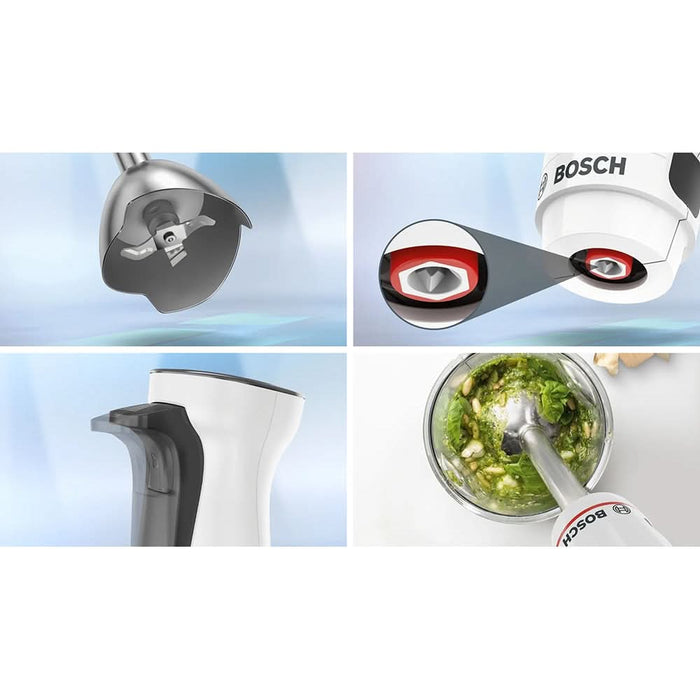 Mixer vertical BOSCH ErgoMaster Seria 4 MSM4W421, 1l, 800W, viteza variabila, alb-negru WALTI