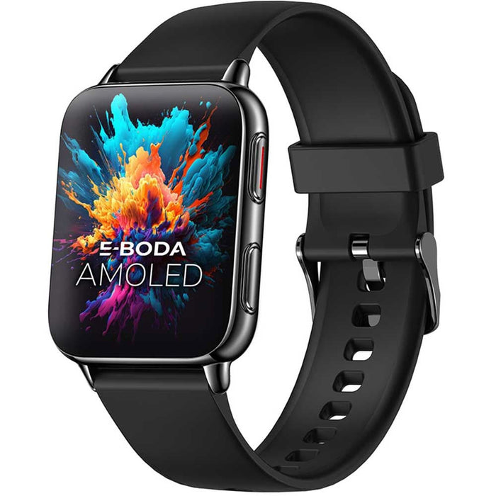 Smartwatch E-BODA SQ - Vega Pro, Android/iOS, negru WALTI