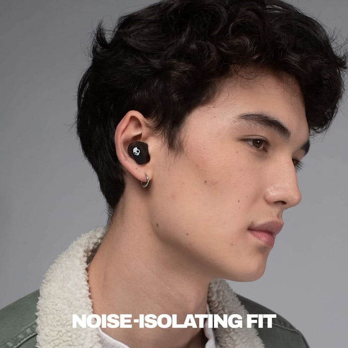 Casti SKULLCANDY Smokin' Buds 360, True Wireless, Bluetooth, In-Ear, Microfon, True Black WALTI