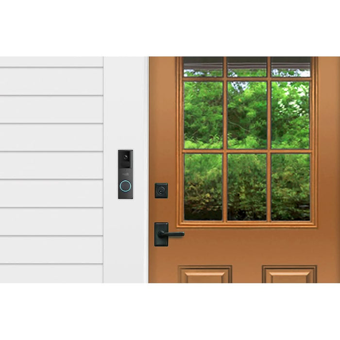 Sonerie video wireless HOMEGUARD, 1296P, Wi-Fi, 4.8AH, negru WALTI