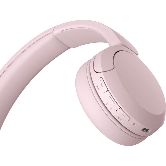 Casti SONY WH-CH520P, Bluetooth, On-Ear, Microfon, roz WALTI