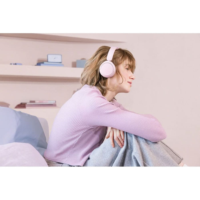 Casti SONY WH-CH520P, Bluetooth, On-Ear, Microfon, roz WALTI