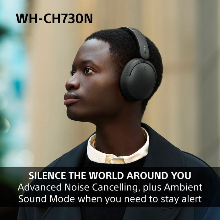 Casti SONY WH-CH730NL, Bluetooth, Over-Ear, Microfon, Noise Cancelling, albastru WALTI