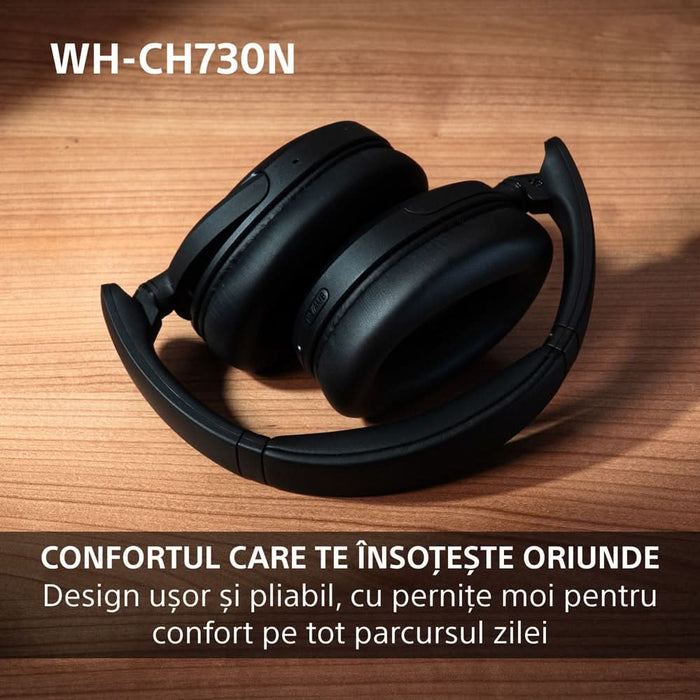 Casti SONY WH-CH730NP, Bluetooth, Over-Ear, Microfon, Noise Cancelling, roz WALTI