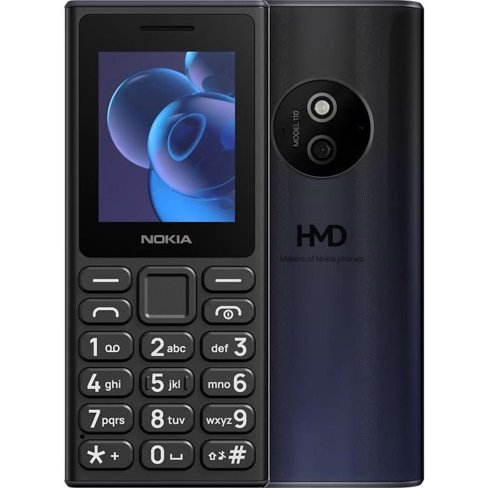 Telefon NOKIA 110 (2024), 4MB RAM, 2G, Dual SIM, negru WALTI