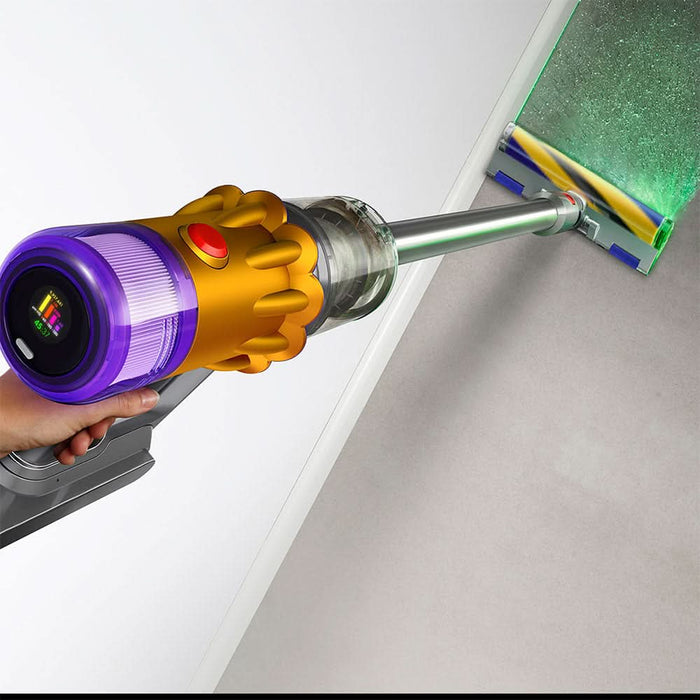 Aspirator vertical DYSON V12 Slim Detect Absolute 2026 49487601, 0.35l, autonomie max 60 min, 25.2V, Motor Hyperdymium, galben-mov WALTI