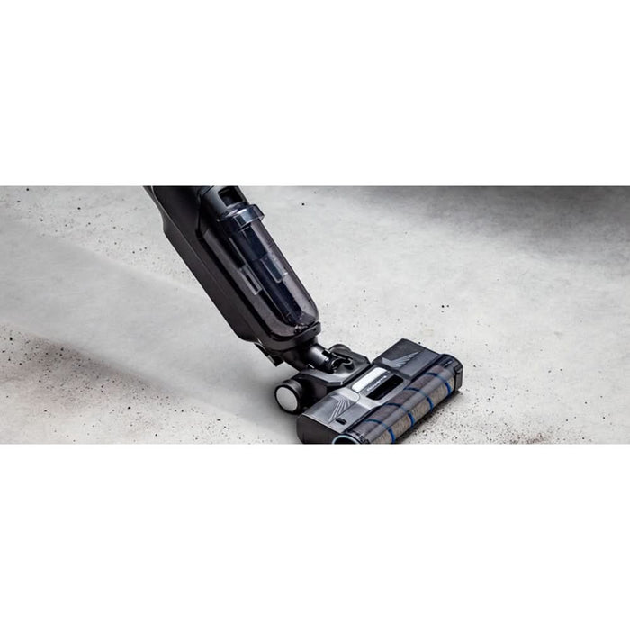 Aspirator vertical cu spalare ROWENTA X-Clean 4 GZ5035WO, 0.73l, 22V, autonomie max 50 min, functie autocuratare, negru WALTI