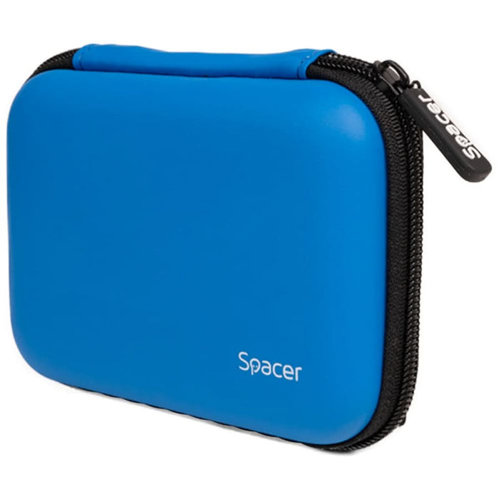 Husa hard disk extern SPACER, albastru WALTI