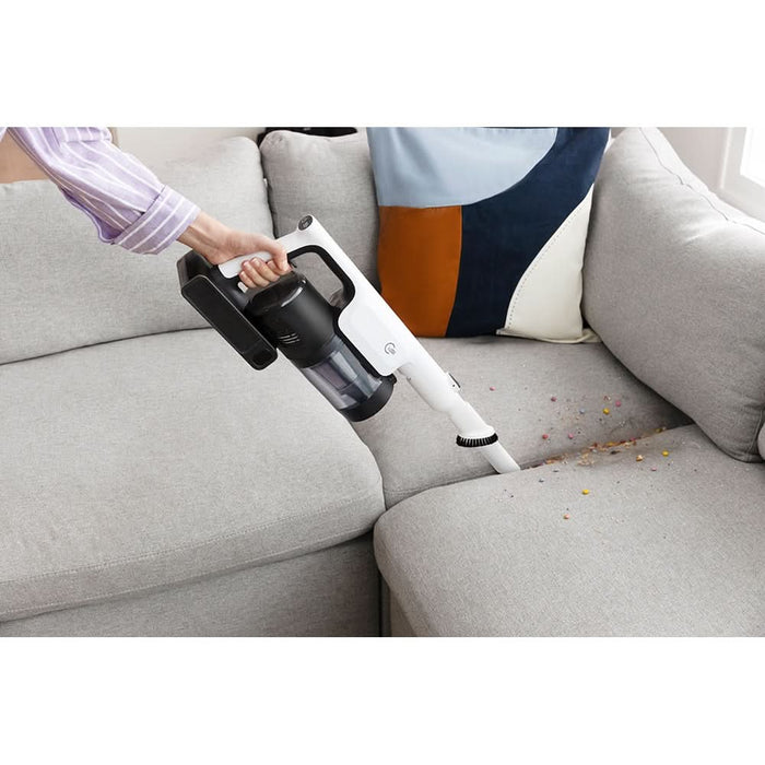 Aspirator vertical TINECO Pure One Station 5 VS1C1200DE, 0.45l, 25.2V, autonomie max 70 min, alb-negru WALTI