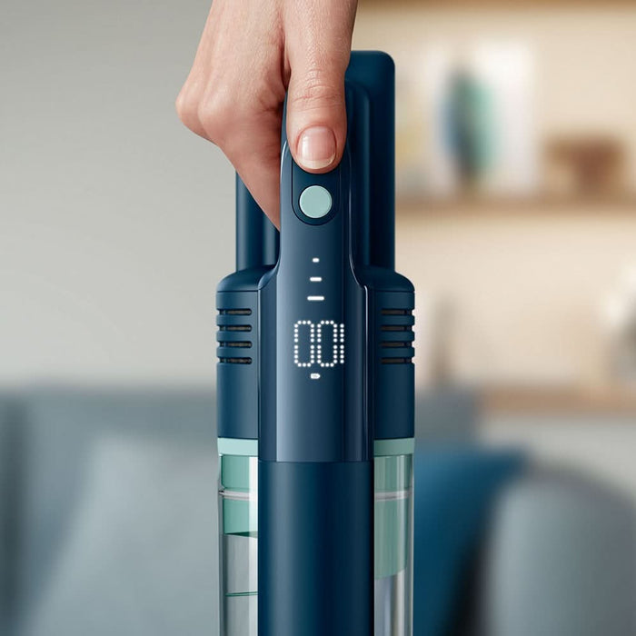 Aspirator vertical PHILIPS Seria 5000 XC5141/01, 0.27l, 25.2V, autonomie max 60 min, mod Aqua, albastru inchis-negru WALTI