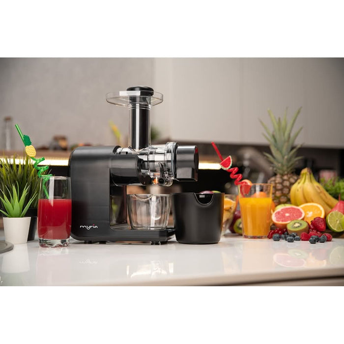 Storcator fructe si legume MYRIA MY4454, 0.5l, 200W, 2 trepte viteza, negru WALTI